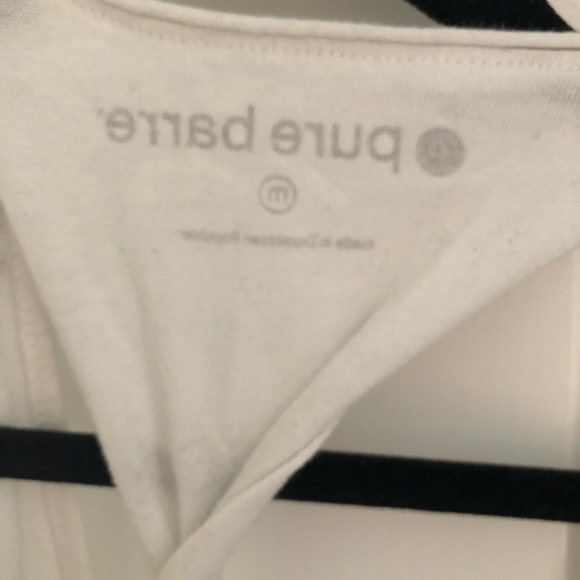 Pure barre white racer back medium - Picture 5 of 5